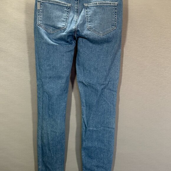 Paige Jeans Womens 26 Verdugo Ankle Light Wash Cotton Stretch Distressed Raw Hem - Picture 6 of 11